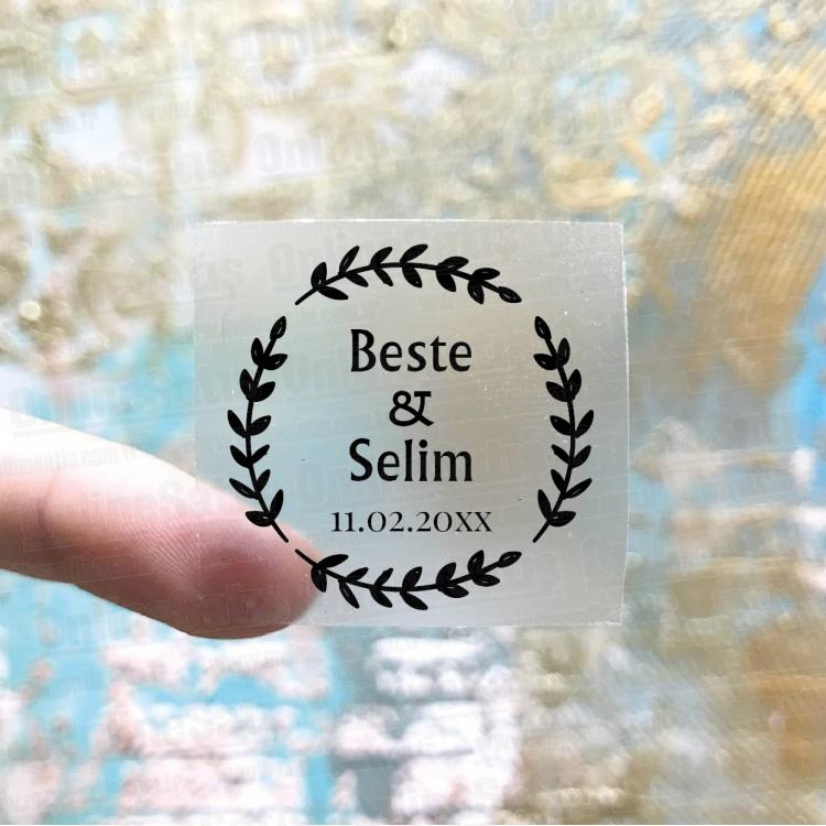 Şeffaf Sticker Etiket Baskı - Görsel 7