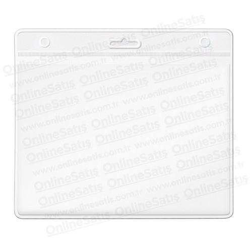 Şeffaf Plastik Kart Poşeti Yatay 60x90 mm