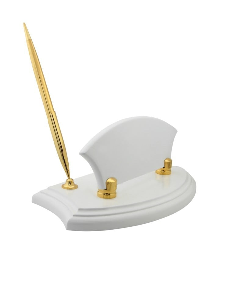 Ahşap Beyaz Masa İsimliği - AES05 1 Aes 05