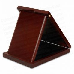 Alternative view of Ahşap Kutulu Katkı ve Teşekkür Plaketi 12x16 Dik