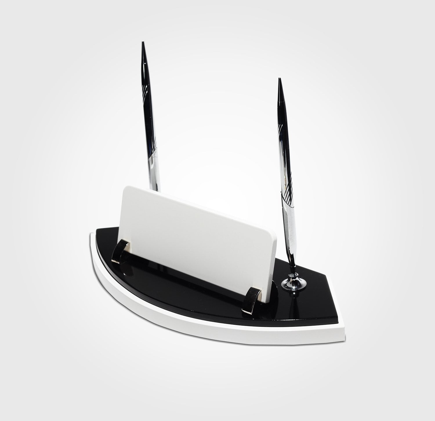 Ahşap Siyah Beyaz Masa İsimliği - 6051 2 Ahsap Masa Isimlikleri Kod 6051 1