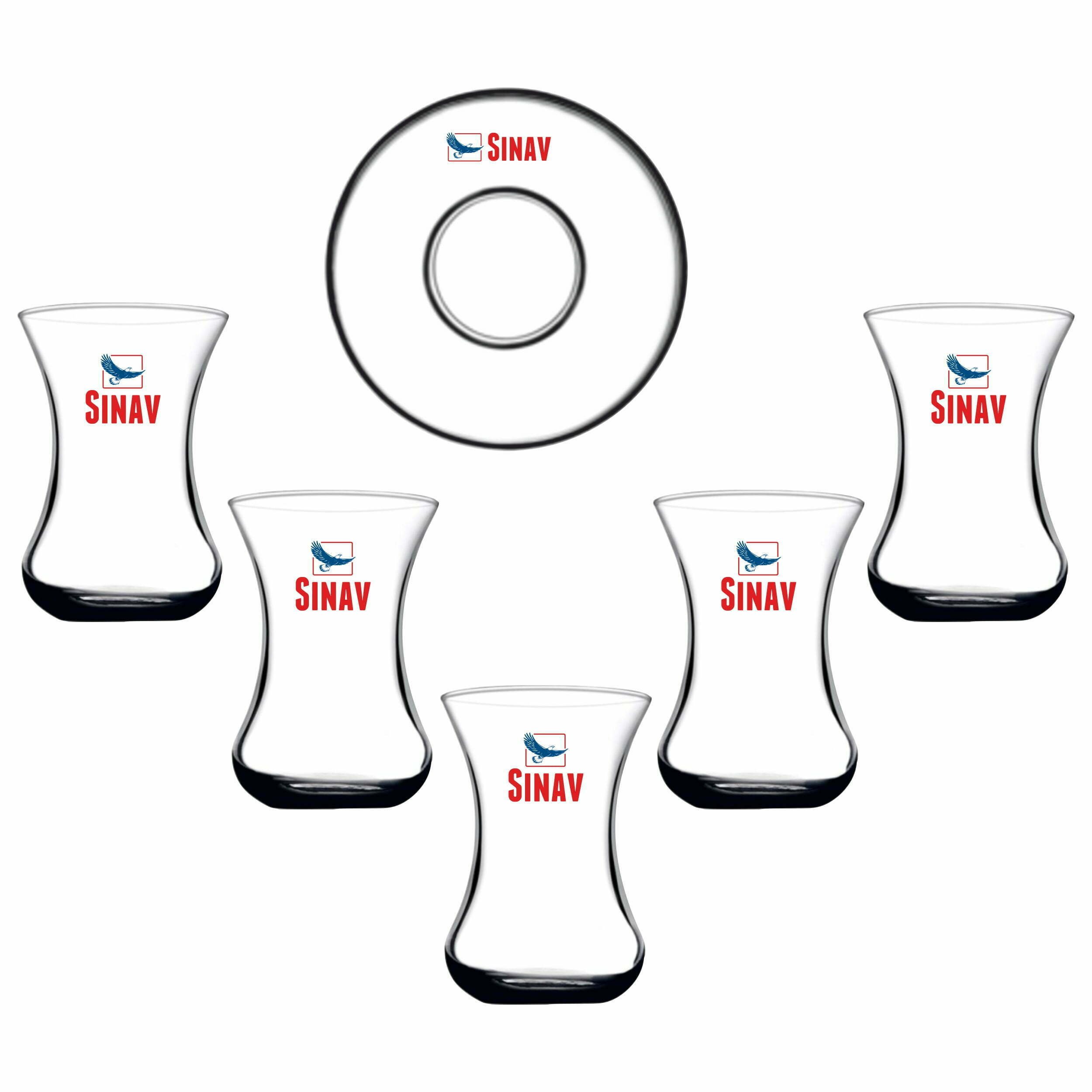 Logo Baskılı 100 Parça Cam - Porselen Ofis İkramlık Seti - Görsel 7