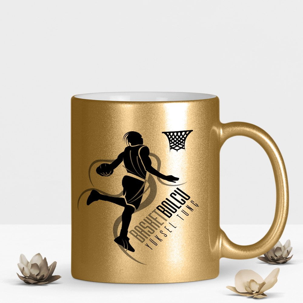 Sublimasyon Metalik Altın Yaldız Kupa Bardak 1 Sublimasyon Metalik Altın Yaldız Kupa Bardak