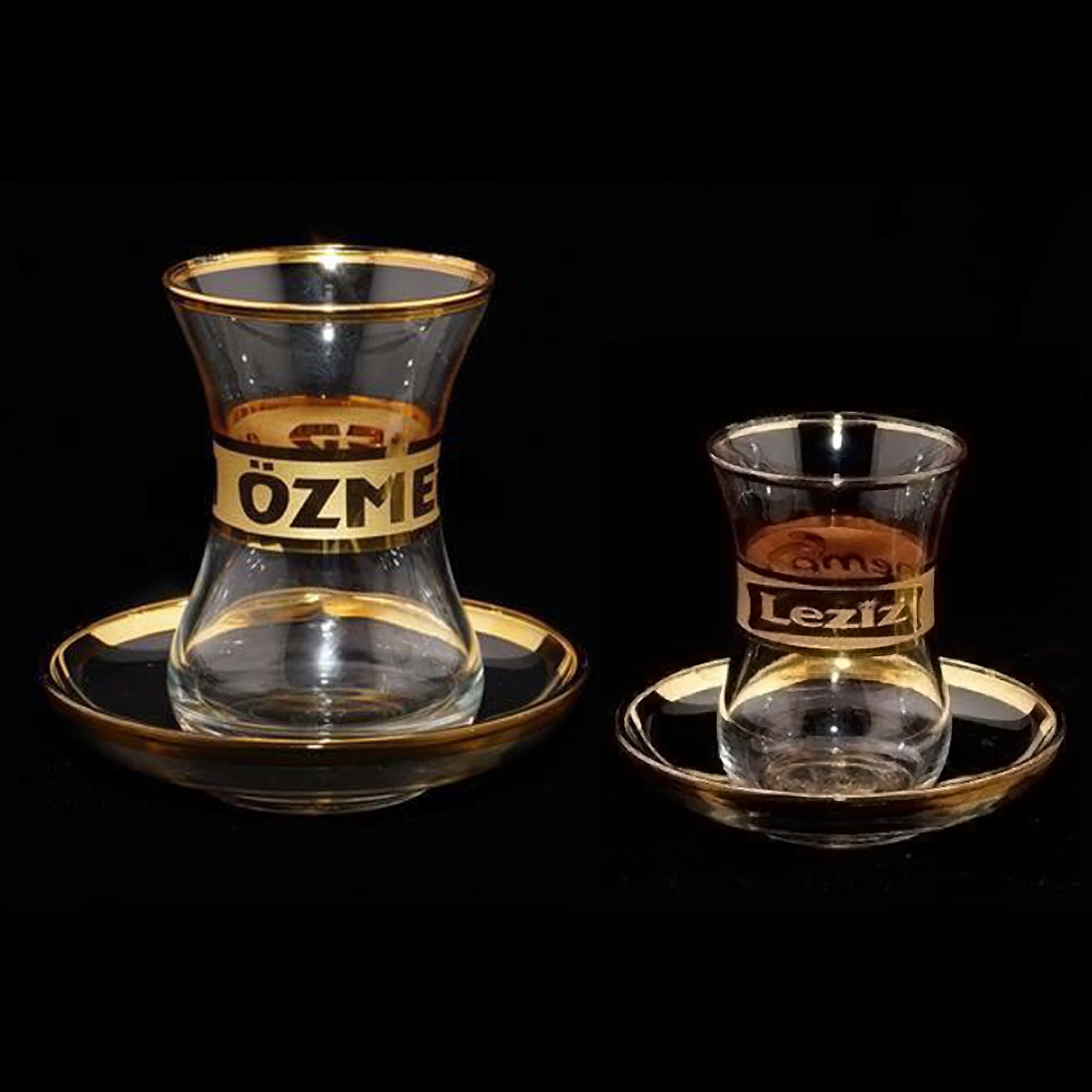 Altın Yaldızlı Logolu Çay Bardağı 5 Altın Yaldızlı Logolu Çay Bardağı - Görsel 5