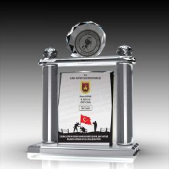 Askeri Hizmet Anısı Anıt Kristal Plaket ŞLT-102