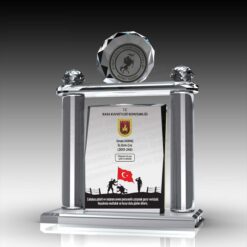 Askeri Hizmet Anısı Anıt Kristal Plaket ŞLT-102