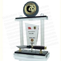 Classic Shop 28 Komando Bıçaklı Vip Askeri Kristal Plaket ŞLT-107