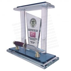 Classic Shop 56 Alternative view of Bıçaklı Vip Kristal Plaket ŞLT-110