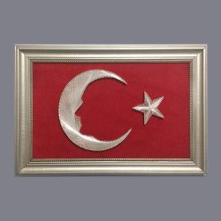 Filografi Türk Bayrağı Atatürk Sülietli Tablo