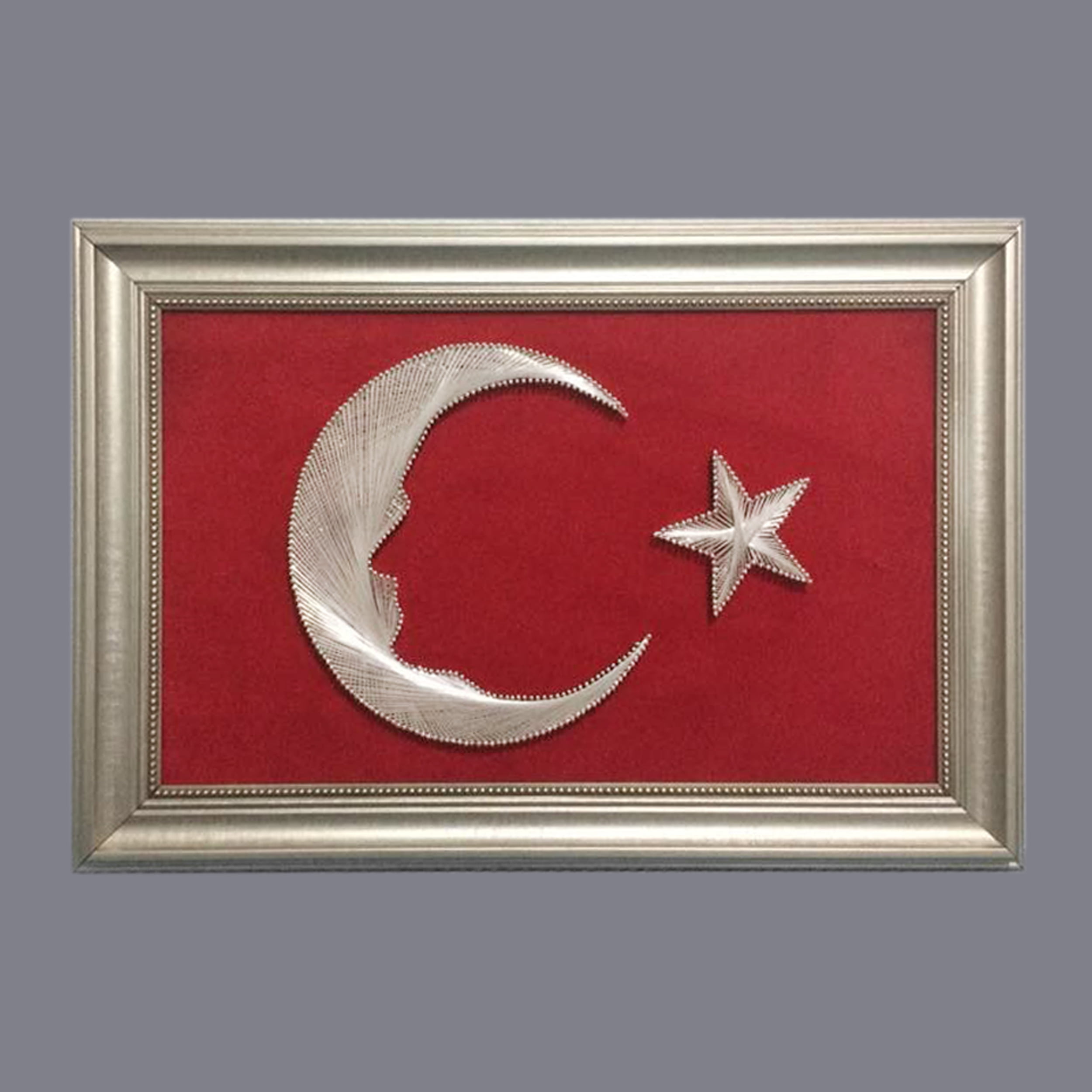 Filografi Türk Bayrağı Atatürk Sülietli Tablo 1 Filografi Türk Bayrağı Atatürk Sülietli Tablo