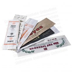 Classic Shop 28 Baskılı Logolu Kuşe Triblex Çatal Bıçak Kılıfı Min. 30 Kg.