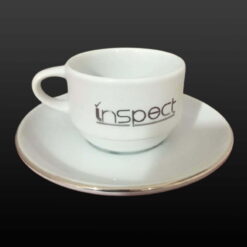 Gümüş Yaldızlı Baskılı Kahve, Çay Ve Nescafe Fincanı - Knç-02