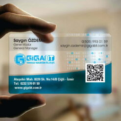 Şeffaf Pvc Kartvizit