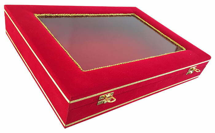 Camlı Kadife Sancak, Şehit Ailesi İçin Bayrak Kutusu - Görsel 2