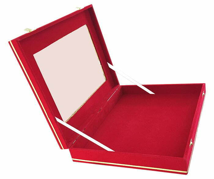 Camlı Kadife Sancak, Şehit Ailesi İçin Bayrak Kutusu - Görsel 3