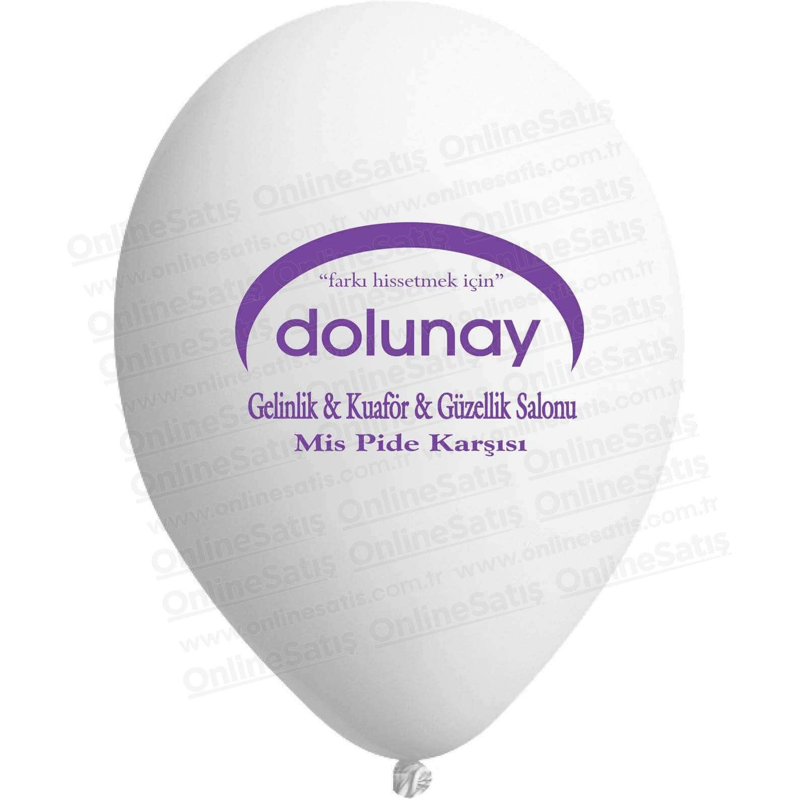 Tek Renk Logo Baskılı Balonlar 3 Tek Renk Logo Baskılı Balonlar - Görsel 3