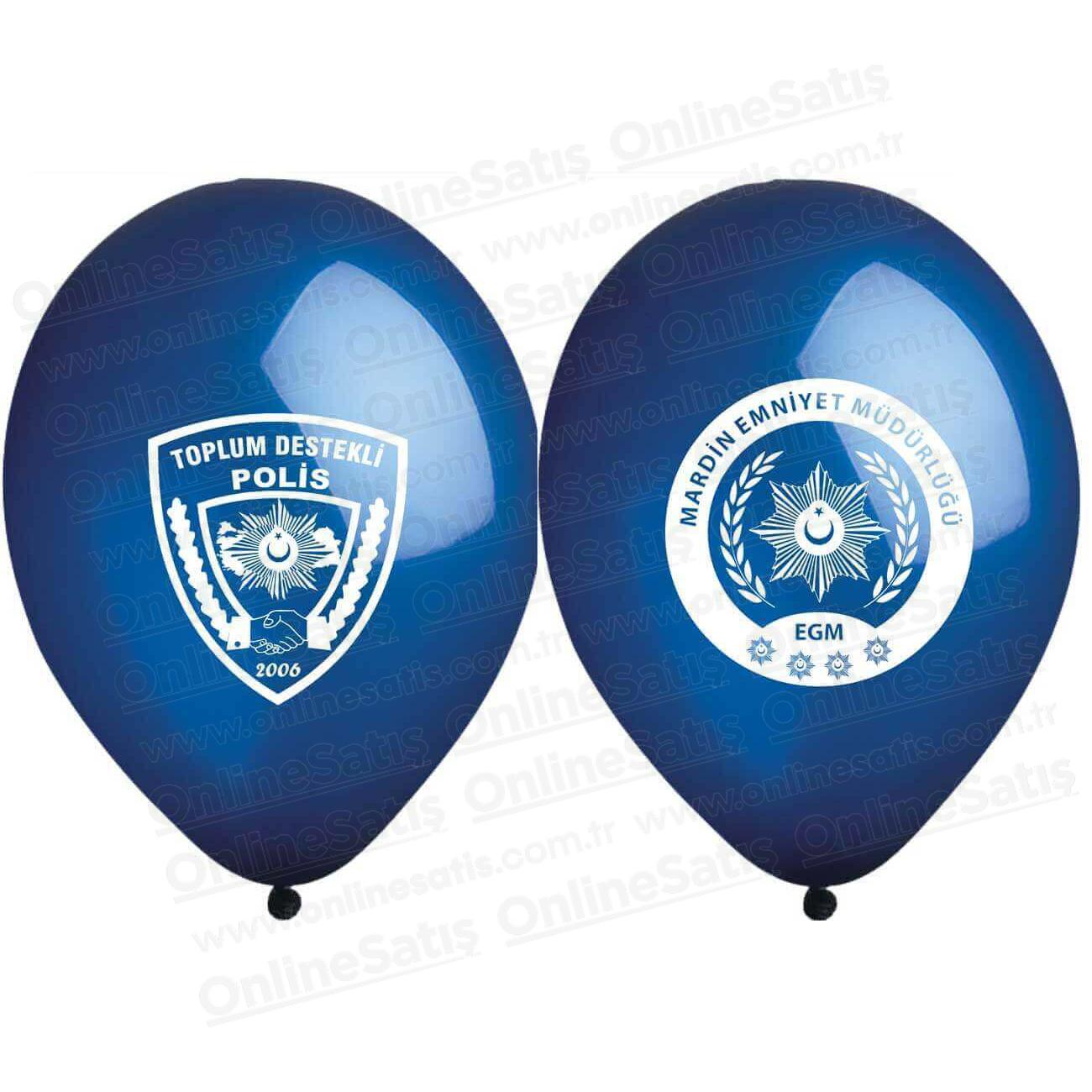 Tek Renk Logo Baskılı Balonlar 1 Tek Renk Logo Baskılı Balonlar