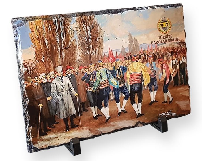 Dekoratif Taş Plaket