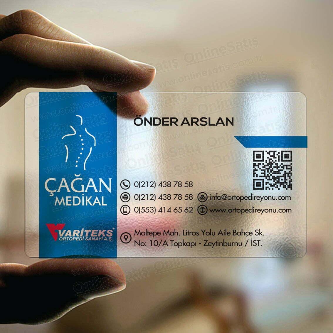 Şeffaf Pvc Kartvizit 2 Şeffaf Pvc Kartvizit - Görsel 2