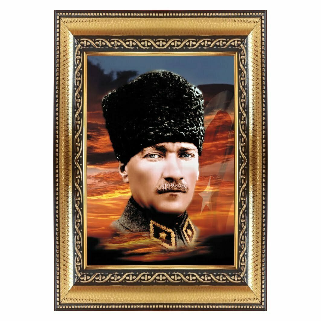 Gold Altın Dekoratif Camlı Çerçeve 2 Gold Altın Dekoratif Camlı Çerçeve - Görsel 2