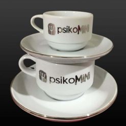 Alternative view of Gümüş Yaldızlı Baskılı Kahve, Çay Ve Nescafe Fincanı - Knç-05