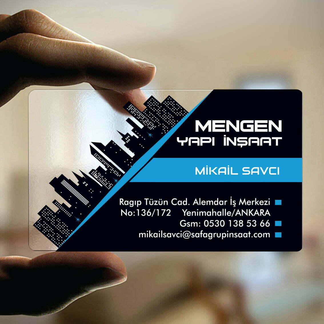 Şeffaf Pvc Kartvizit 3 Şeffaf Pvc Kartvizit - Görsel 3