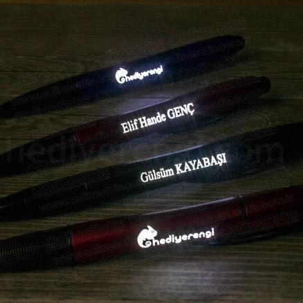 Kişiye Özel Işıklı Metal Tükenmez Kalem - Kutu Seçenekli 2 Kişiye Özel Işıklı Metal Tükenmez Kalem - Kutu Seçenekli - Görsel 2