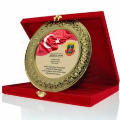 Askeri Jandarma Hizmet Anısı Tabak Plaket
