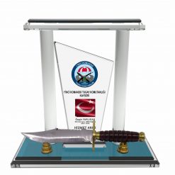 Komando Bıçaklı Vip Kristal Plaket ŞLT-106