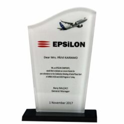 Kişiye Özel Kristal Plaket - IR11