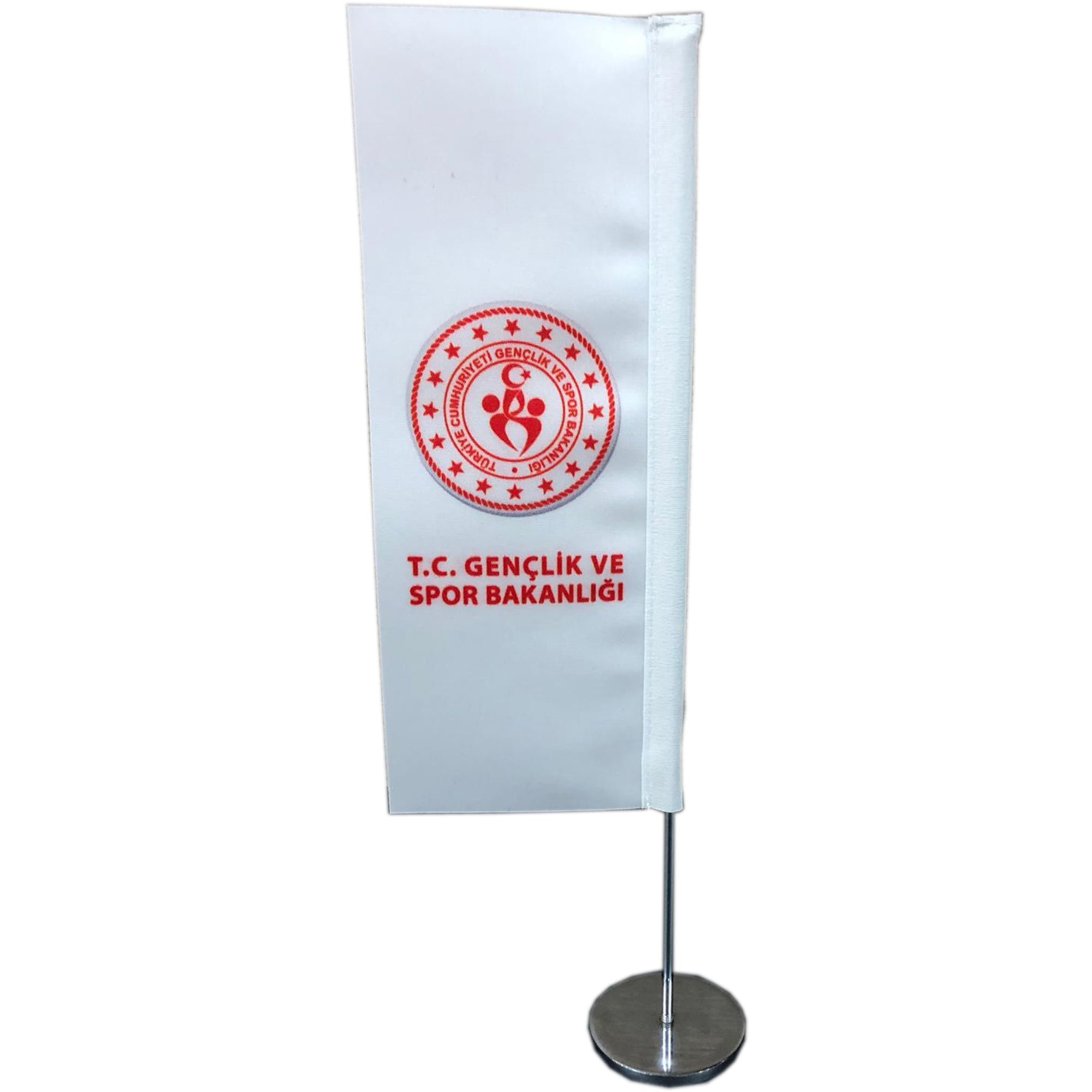 Tekli Dikey Masa Bayrağı 3 Masaustu Dikey Bayrak 2