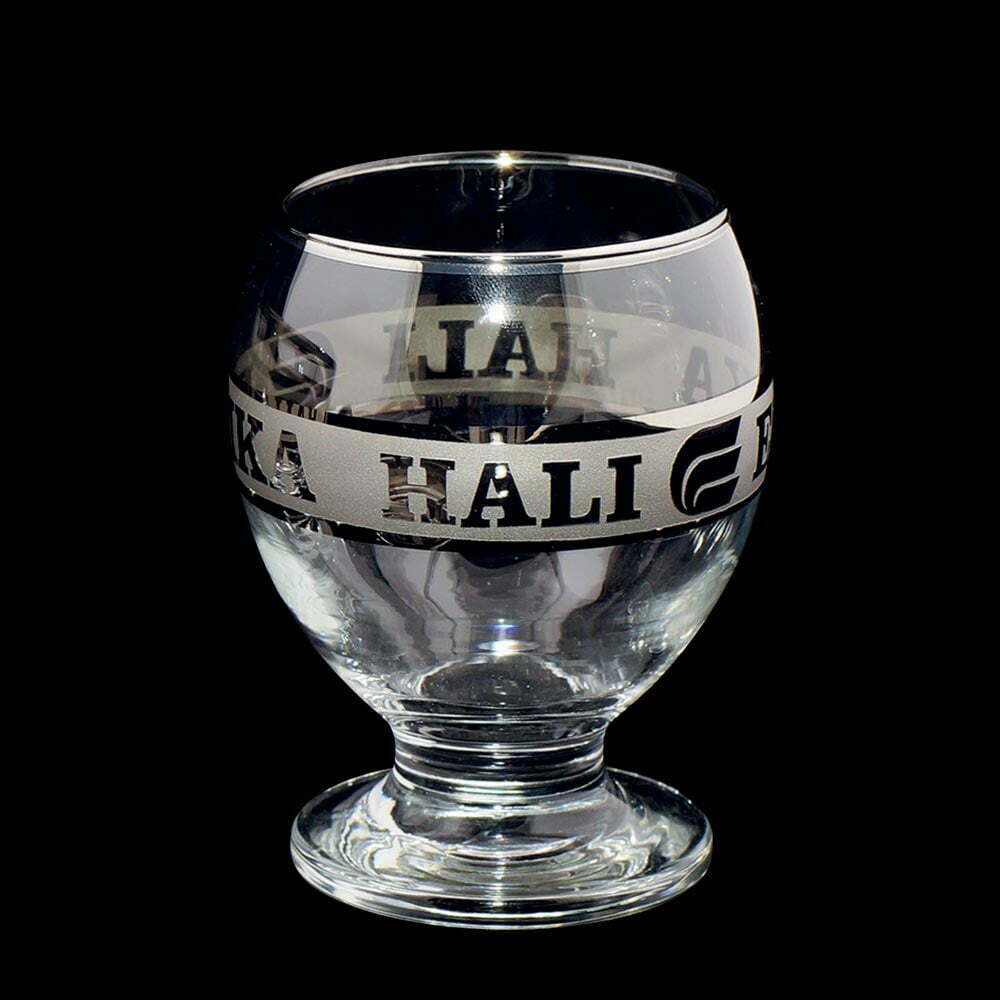 Gümüş Kumlama Logolu Meşrubat (Nektar) Bardağı