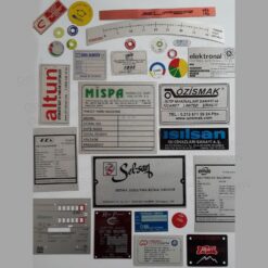 Metal Aluminyum Etiket