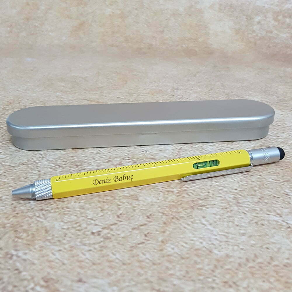 Kişiye İsme Özel Fonksiyonel Metal Mühendis Kalemi - Görsel 2