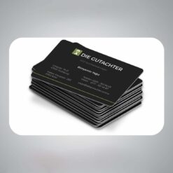 Alternative view of Opak Pvc Siyah Kartvizit