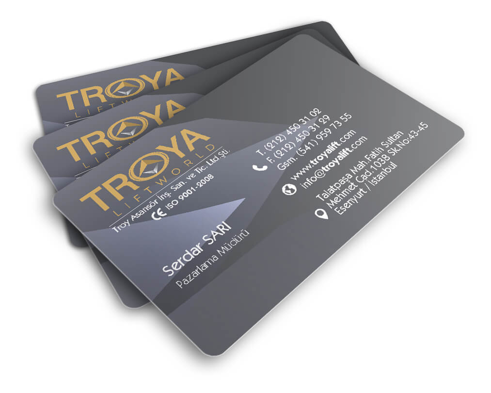 Opak Pvc Beyaz Kartvizit 2 Opak Pvc Beyaz Kartvizit - Görsel 2