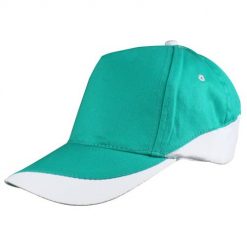 Classic Shop 40 Pamuklu Renkli Şapka - Beyaz Parçalı