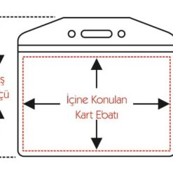 Alternative view of Şeffaf Plastik Kart Poşeti Yatay 60x90 mm
