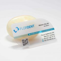 Classic Shop 30 Şeffaf Pvc Kartvizit Özel Kesimli