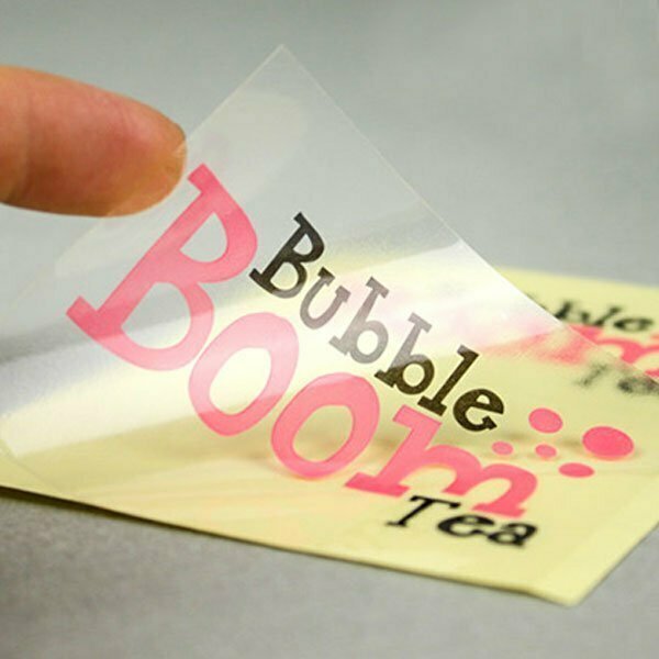 Seffaf Transparan Sticker Etiket