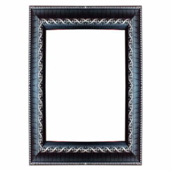 Siyah Dekoratif Camlı Çerçeve