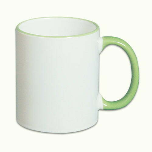 Seramik Sapı ve Kenarları Renkli Kupa Bardak - Görsel 5