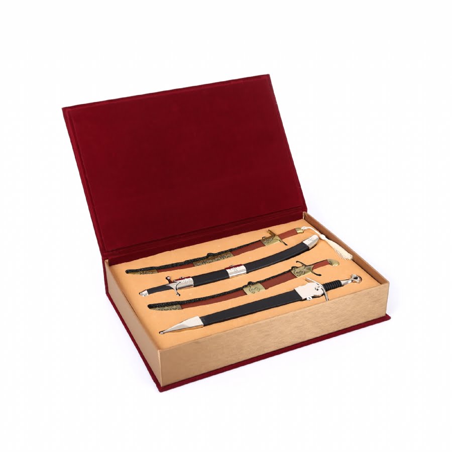 Süleyman Şah Koleksiyon 4 Kılıçlı Hediye Seti Kadife Kutulu 10 Süleyman Şah Koleksiyon 4 Kılıçlı Hediye Seti Kadife Kutulu - Görsel 10