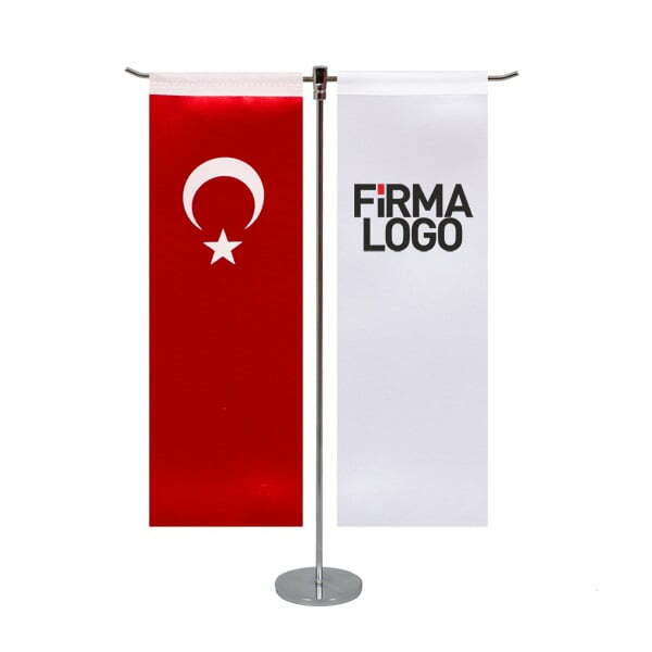 T Tipi Düz Masa Bayrağıq 1 T Masa Bayrak Duz Kesim