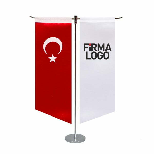 T Masa Bayrak Yan Kesim Kesim