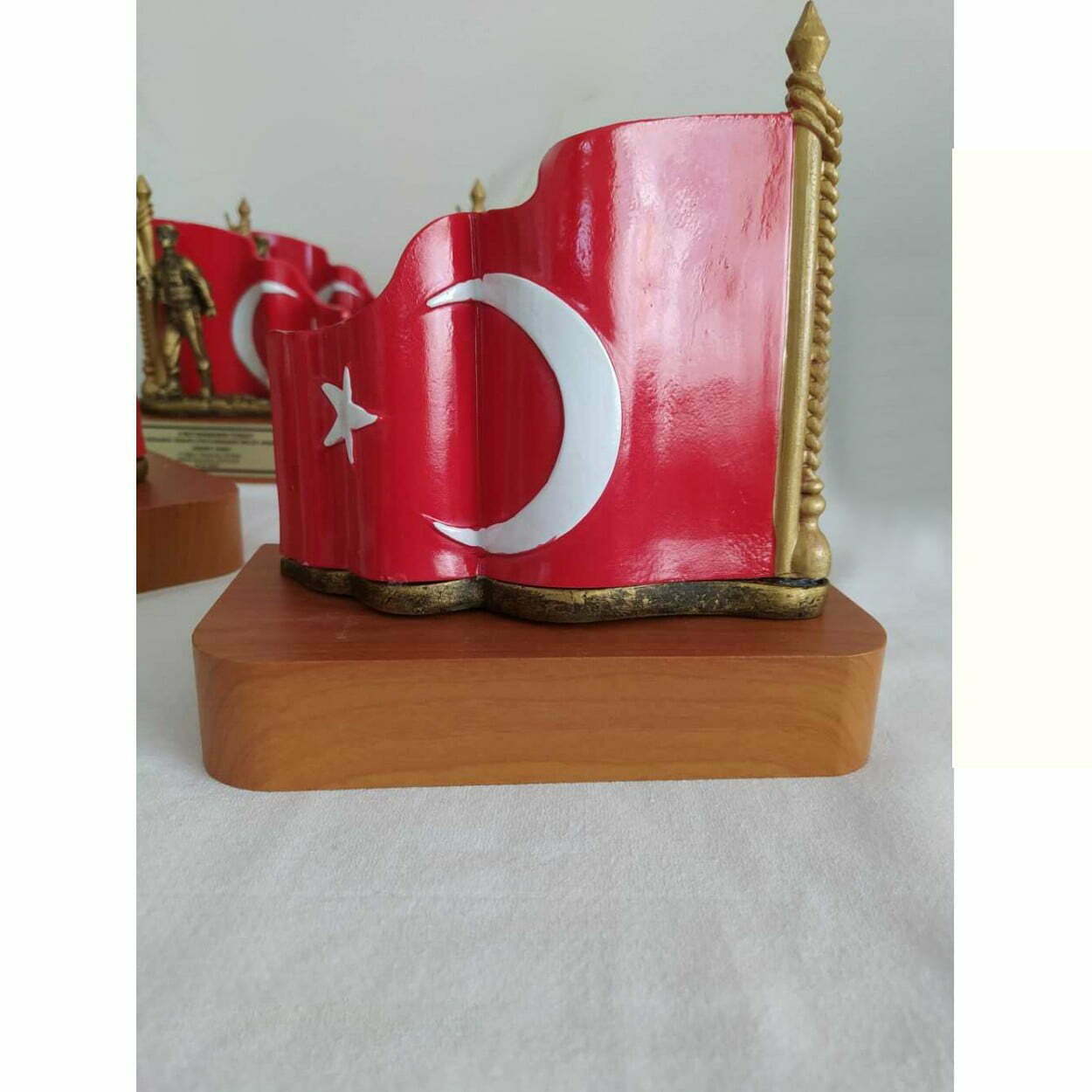 Komando Figürlü Türk Bayraklı Plaket - Görsel 5