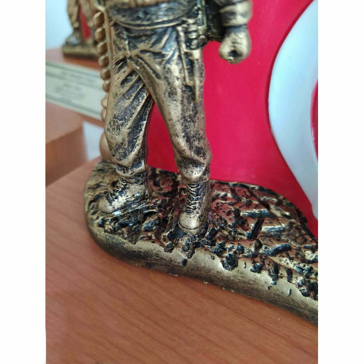 Komando Figürlü Türk Bayraklı Plaket - Görsel 6