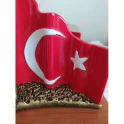 Komando Figürlü Türk Bayraklı Plaket