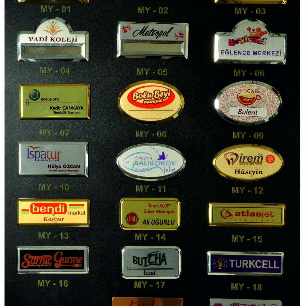 Metal Yaka İsimliği - MY-16 2 Metal Yaka İsimliği - MY-16 - Görsel 2