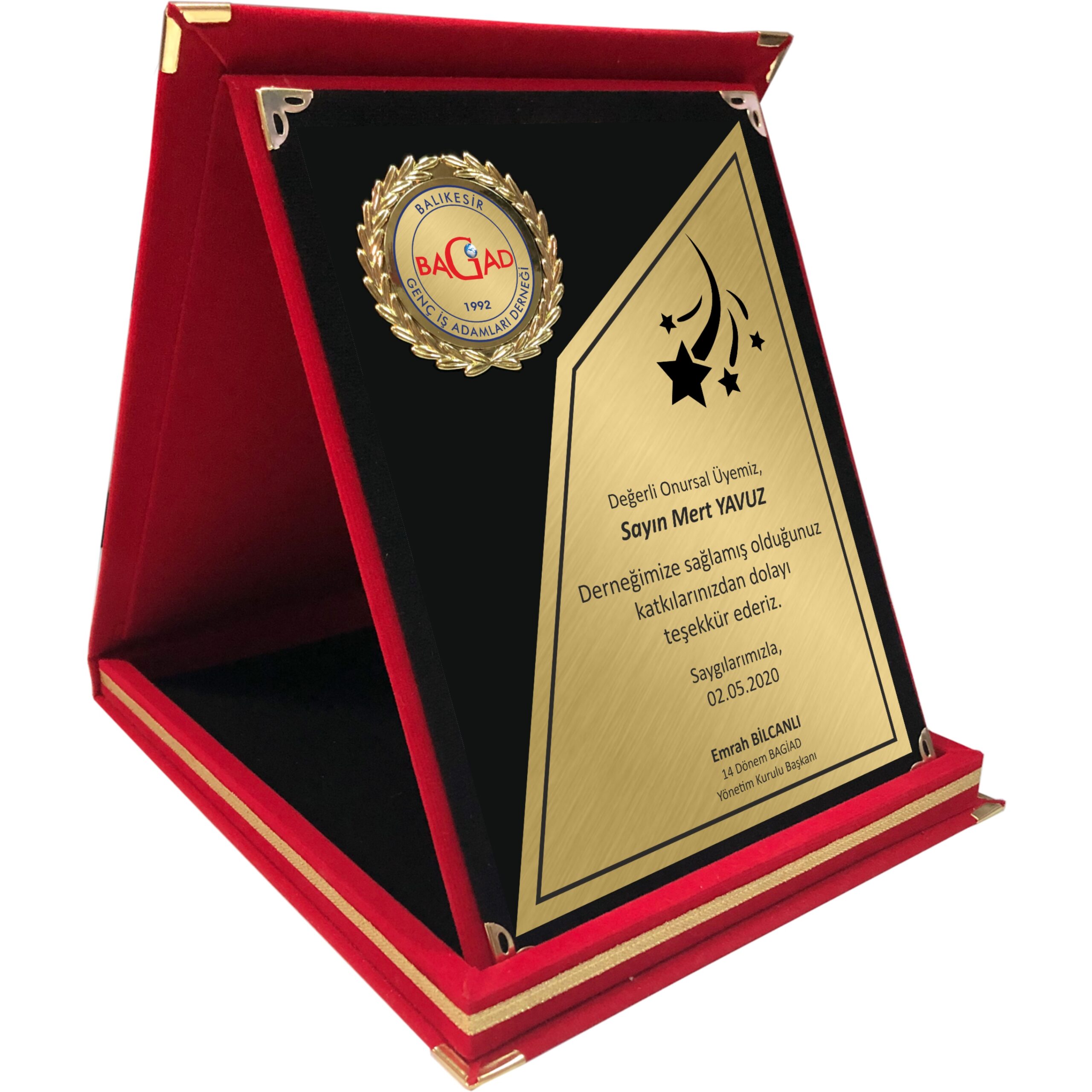 Fasetli Albüm Katkı ve Teşekkür Plaketi - Görsel 2